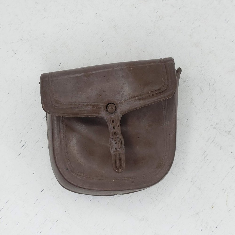 Vintage MARX Johnny West Saddle Bag Brown Toy Replacement Part